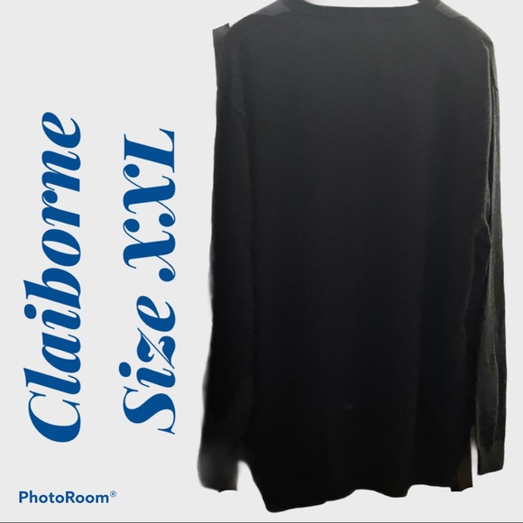 Men's V-Neck light-weight argyle sweater - Picture 3 of 4